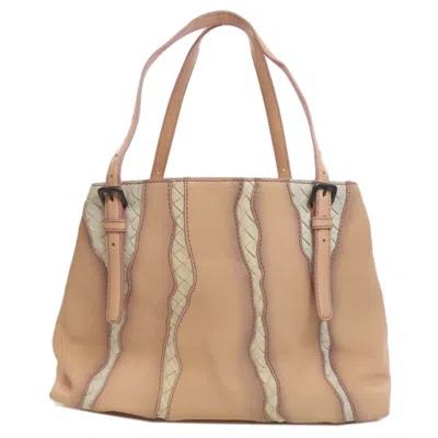 Pre-owned Bottega Veneta Pink Leather Tote Bag ()