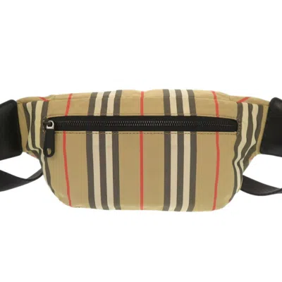 Pre-owned Burberry Beige Nylon Fanny Pack Sling Bag ()