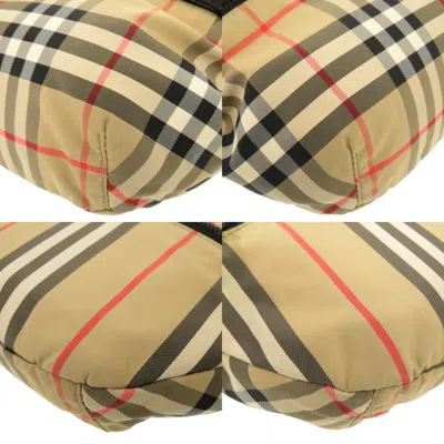 Pre-owned Burberry Beige Nylon Fanny Pack Sling Bag ()