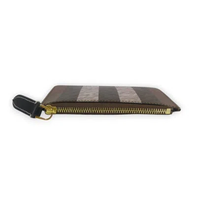 Pre-owned Burberry Brown Red Color Coin Purse/coin Case () In Multi