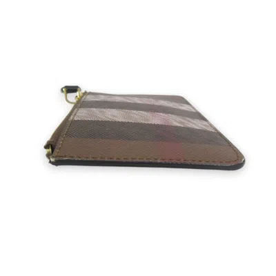 Pre-owned Burberry Brown Red Color Coin Purse/coin Case () In Multi