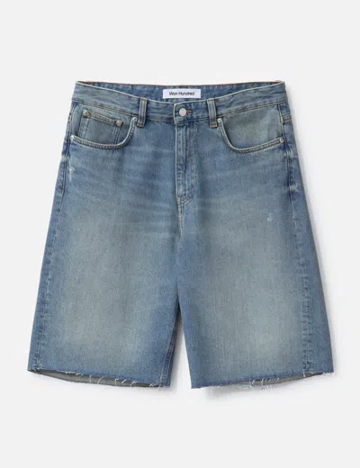 Won Hundred Kayce 80s Light Blue Shorts In Blue