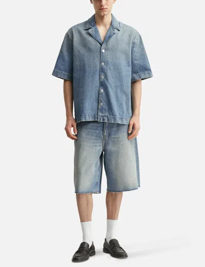 Won Hundred Kayce 80s Light Blue Shorts In Blue