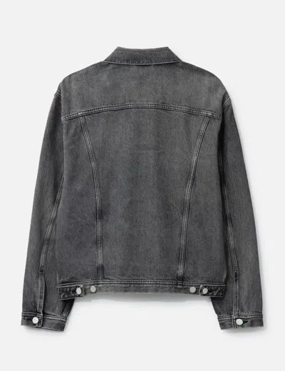 Won Hundred Liverpool Button-fastening Denim Jacket In Black