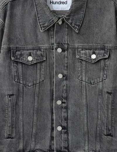 Won Hundred Liverpool Button-fastening Denim Jacket In Black