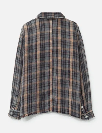 Won Hundred Zayne Zip Shirt In Gray