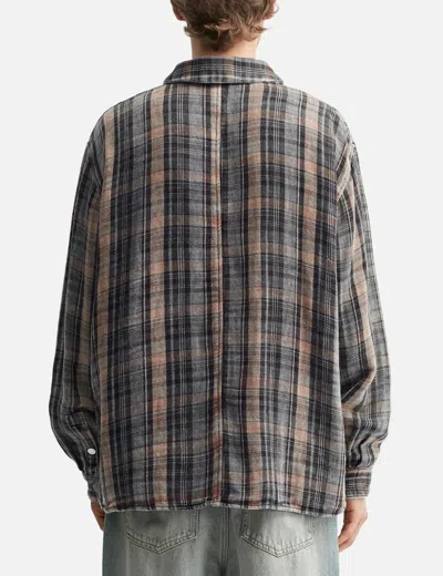 Won Hundred Zayne Zip Shirt In Gray