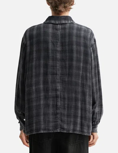Won Hundred Zayne Zip Shirt In Gray