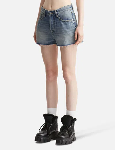 Won Hundred Addison 80s Light Blue Shorts In Blue