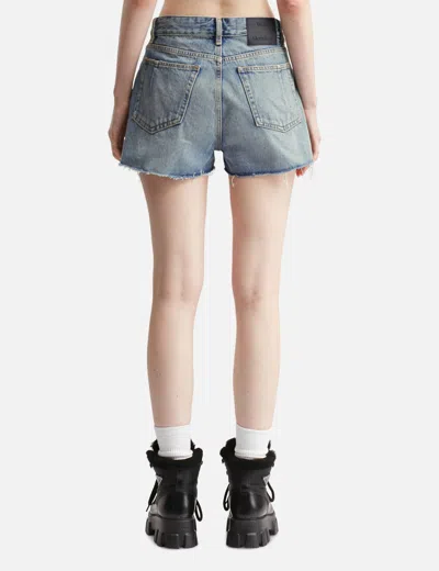 Won Hundred Addison 80s Light Blue Shorts In Blue