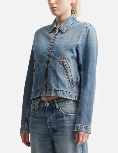 Won Hundred Zip-fastening Denim Jacket In Blue