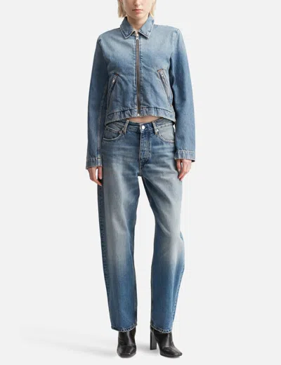 Won Hundred Zip-fastening Denim Jacket In Blue