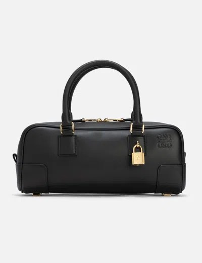 Loewe Womens Black Amazona 23 Cropped Leather Shoulder Bag