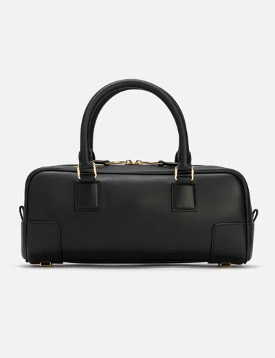 Loewe Womens Black Amazona 23 Cropped Leather Shoulder Bag