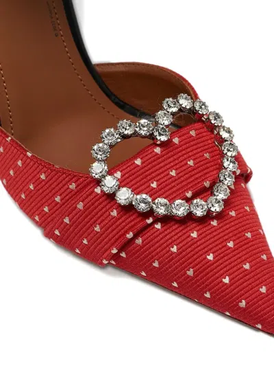 Pre-owned Malone Souliers Heart Buckle Ankle-strap Pumps