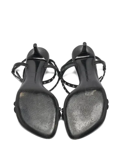 Pre-owned Louis Vuitton 2024 Monogram Canvas Sandals In Black