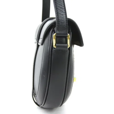 Pre-owned Celine Black Brown Leather Leather Shoulder Bag ()