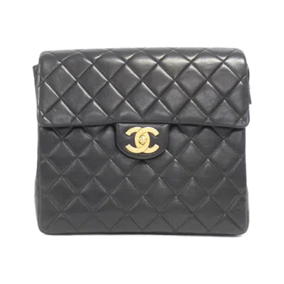 Pre-owned Chanel Black Leather Backpack ()