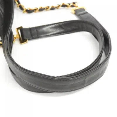 Pre-owned Chanel Black Leather Backpack ()