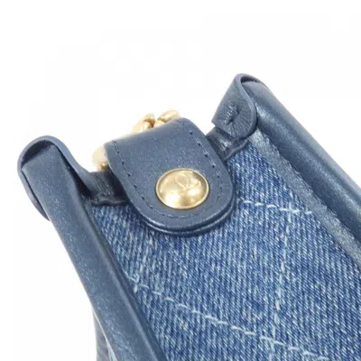 Pre-owned Chanel Blue Denim Shoulder Bag ()