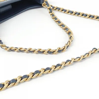 Pre-owned Chanel Blue Denim Shoulder Bag ()