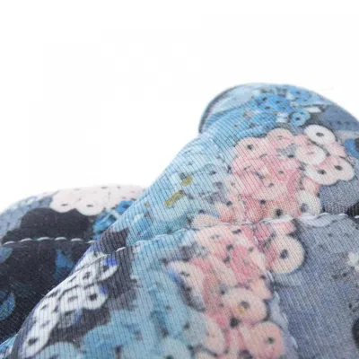 Pre-owned Chanel Blue Multi-color Canvas Backpack ()