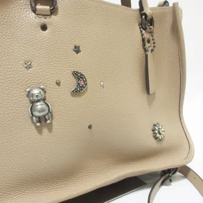 Pre-owned Coach Beige Handbag Shoulder Bag ()