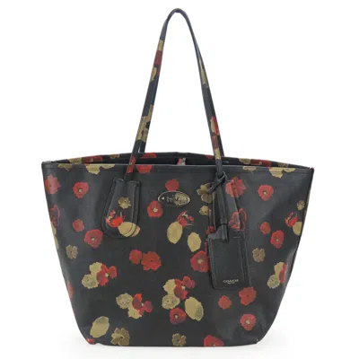 Pre-owned Coach Black Leather Tote Bag ()