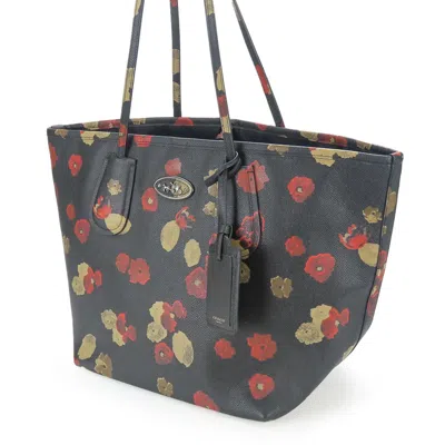 Pre-owned Coach Black Leather Tote Bag ()
