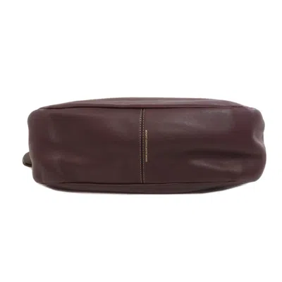 Pre-owned Coach Bordeaux Leather Tote Bag ()