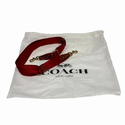Pre-owned Coach Brown Coated Canvas Leather Shoulder Bag Tote Bag ()