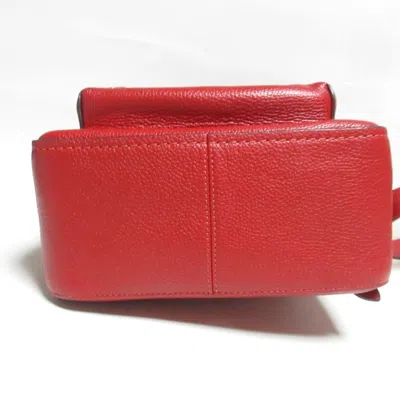 Pre-owned Coach Red Color Backpack ()