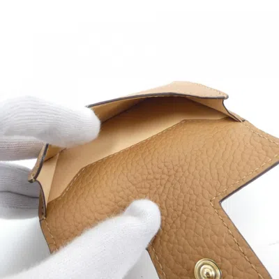 Pre-owned Delvaux Brown Wallet (tri-fold) ()