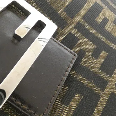 Pre-owned Fendi Brown Canvas Shoulder Bag ()
