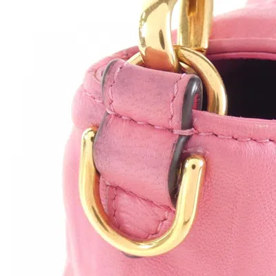 Pre-owned Fendi Gold Leather Handbag Shoulder Bag ()