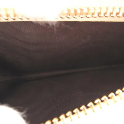 Pre-owned Gucci Beige White Gg Supreme Leather Wallet (bi-fold) () In Multi