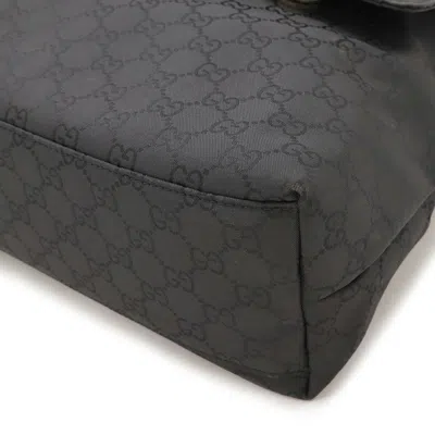 Pre-owned Gucci Black Nylon Leather Shoulder Bag ()