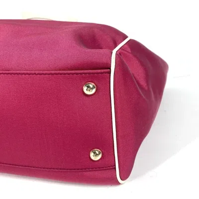 Pre-owned Gucci Pink White Leather Jacquard Shoulder Bag Tote Bag ()