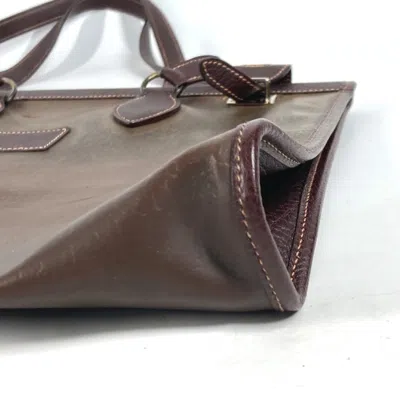 Pre-owned Hermes Brown Amazonia Shoulder Bag Tote Bag ()