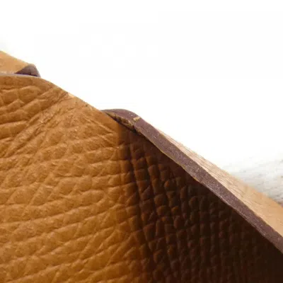 Pre-owned Hermes Brown Epsom Leather Coin Purse/coin Case ()