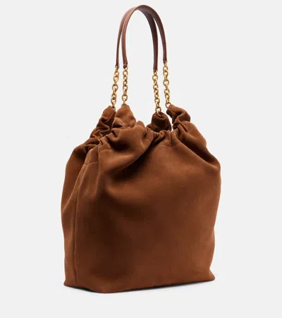 Demellier Miami Suede Shoulder Bag