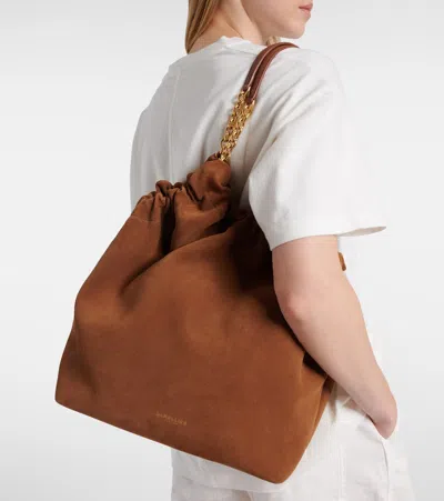 Demellier Miami Suede Shoulder Bag