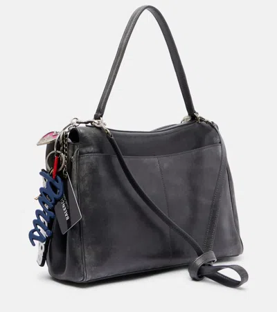 Balenciaga Rodeo Medium Leather Tote Bag