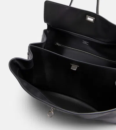 Balenciaga Rodeo Medium Leather Tote Bag
