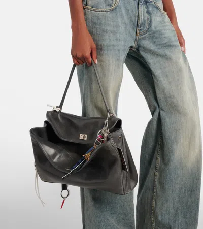 Balenciaga Rodeo Medium Leather Tote Bag