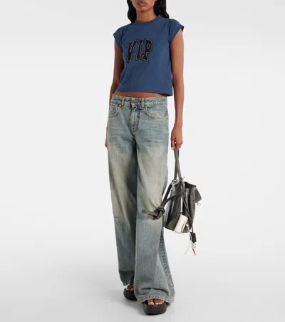 Balenciaga Rodeo Medium Leather Tote Bag
