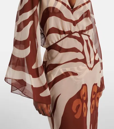 Johanna Ortiz Printed Spiritual Healers Kaftan Maxi Dress