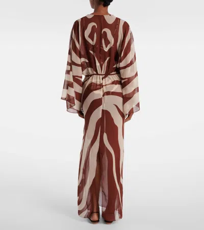 Johanna Ortiz Printed Spiritual Healers Kaftan Maxi Dress