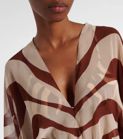 Johanna Ortiz Printed Spiritual Healers Kaftan Maxi Dress