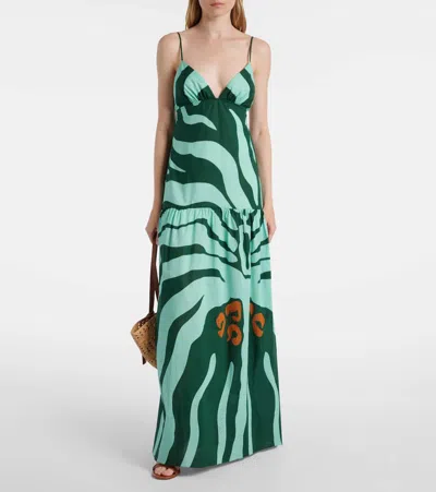 Johanna Ortiz Zea Palm Cotton Maxi Dress